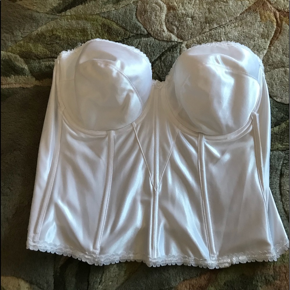 Carnival White Bustier Corset Bra